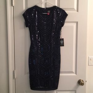 Vince Camuto Navy Blue /Black size 0 Dress